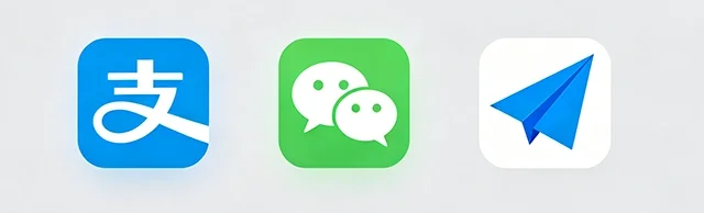 Alipay, Wechat, Amap
