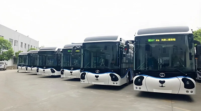 New energy buses, Chengdu, China